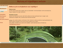 Tablet Screenshot of myvana.nl